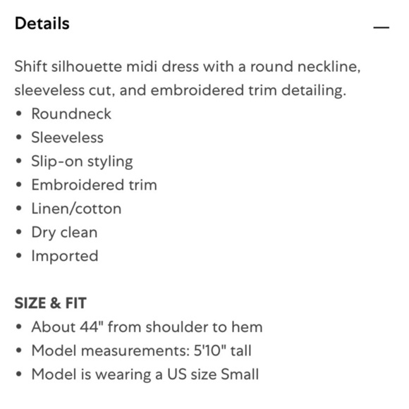 NWOT Derek Lam 10 Crosby Crochet-Trimmed Linen/ Cotton Blend Jersey Dress size S - Picture 9 of 15